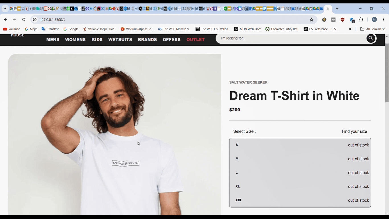 view the item and select the size 