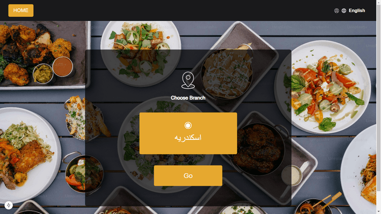 Screenshot of Restaurant Order Management System - Next.js project