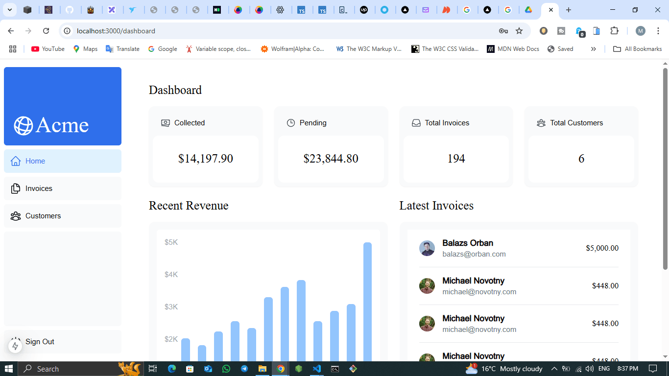 You can create Invoices and add the data you want , edit and delete it