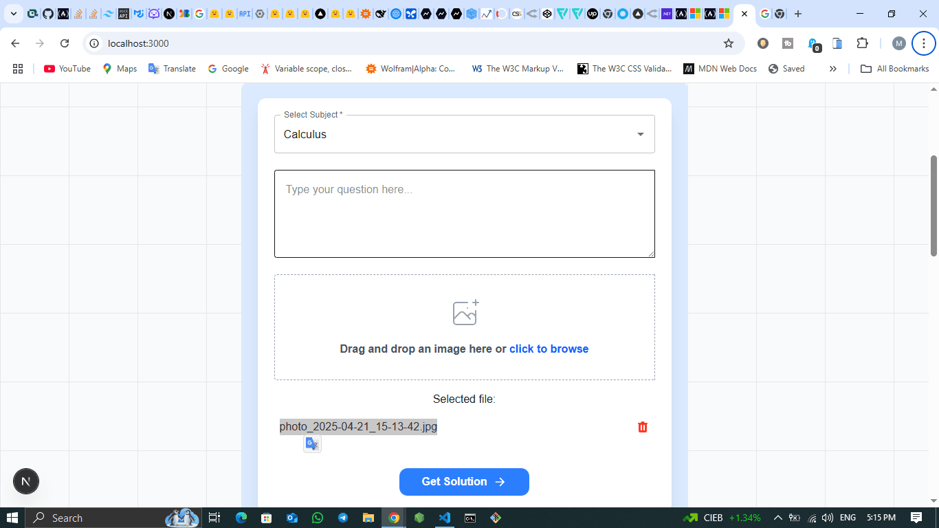 you can upload your image question and get the solution for it.